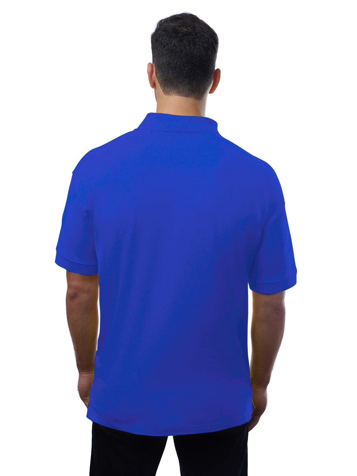 Blue Generation - Men's Pocketless Superblend Short Sleeve Polo 19