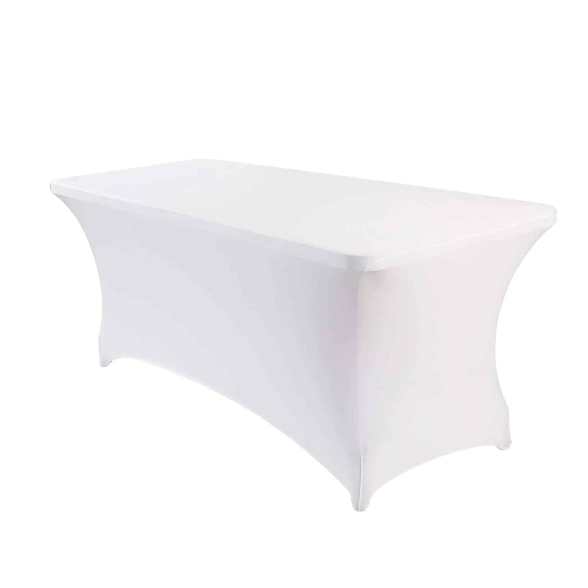 MOQ 1PCS 6FT Full Color Stretch Polyester Table Cover 3