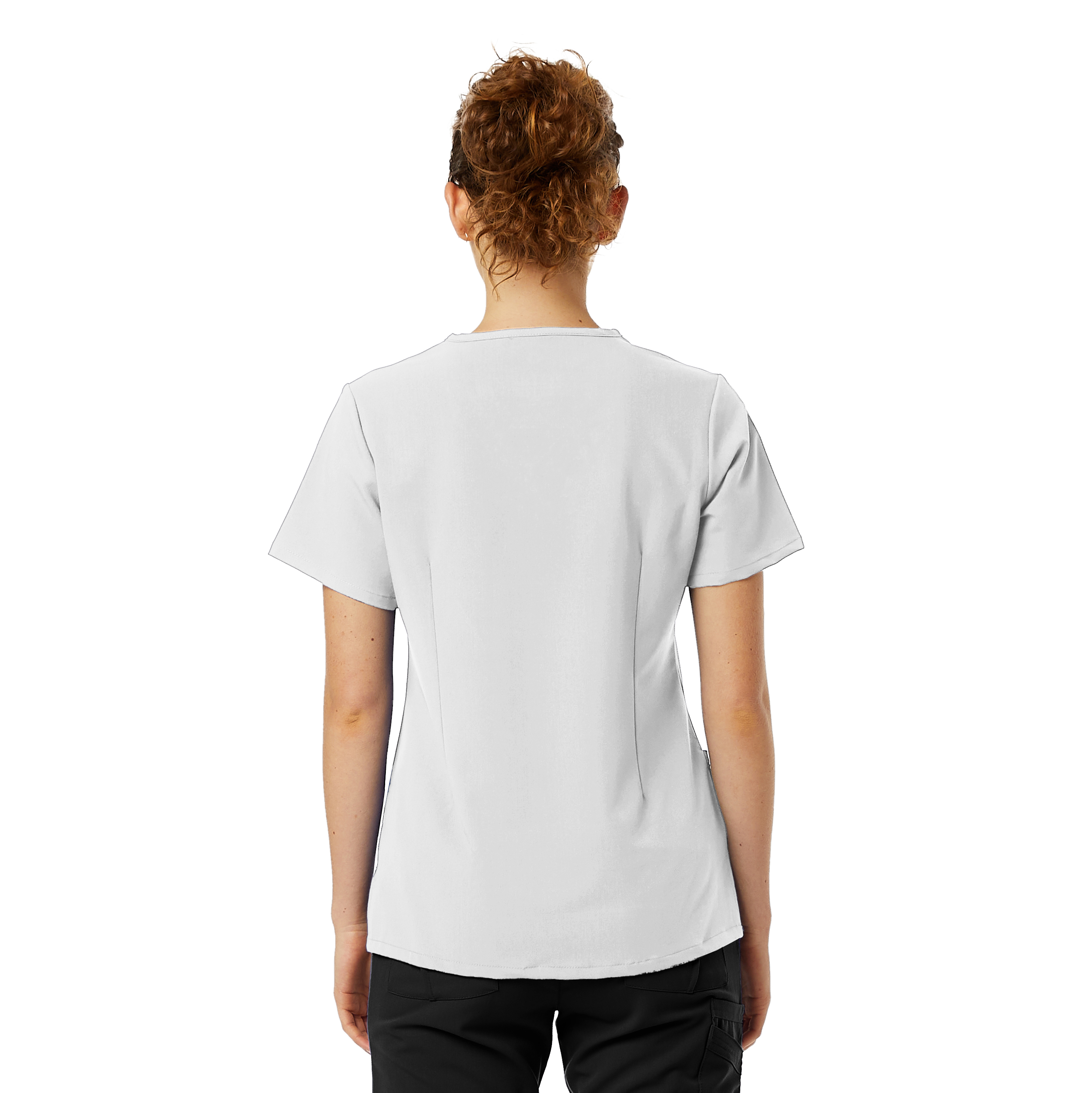 Womens WYND Multi-Pocket Scrub Top 3