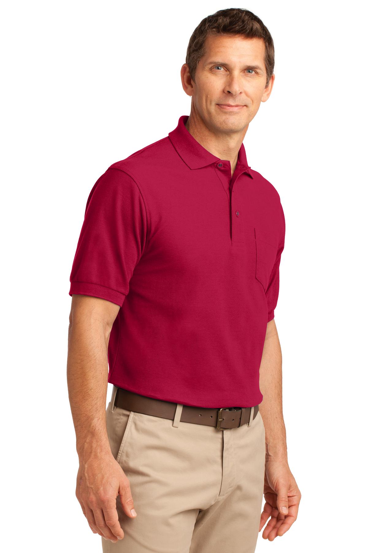Port Authority Tall Silk Touch Polo with Pocket. TLK500P 12