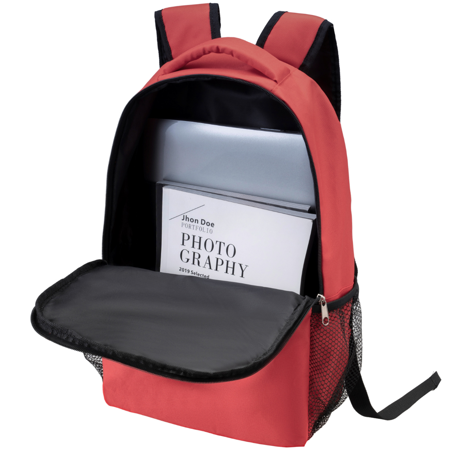 Vintage Lightweight Sleek High Tech Backpack Laptop Bag 3