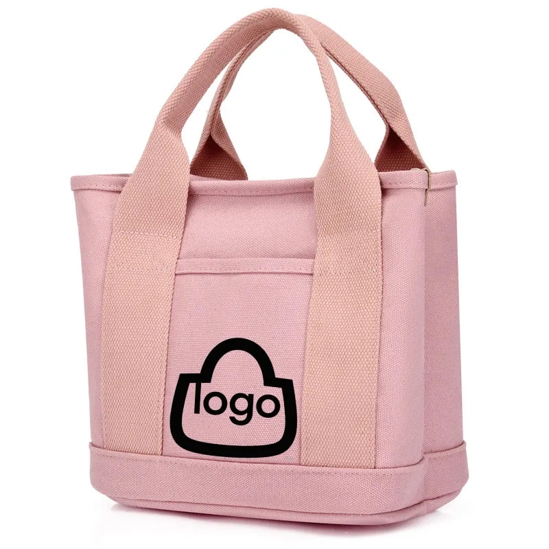 Mini Canvas Tote Bag, custom tote bag with logo imprint 5