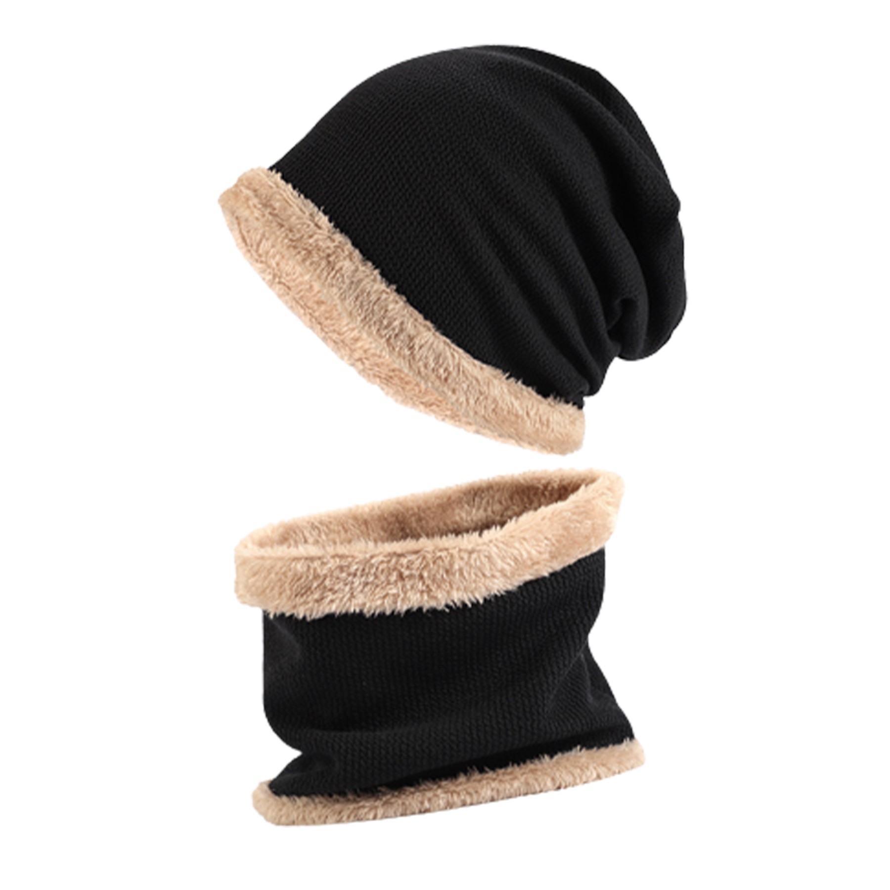 Winter Knitted Hat And Scarf Set 1