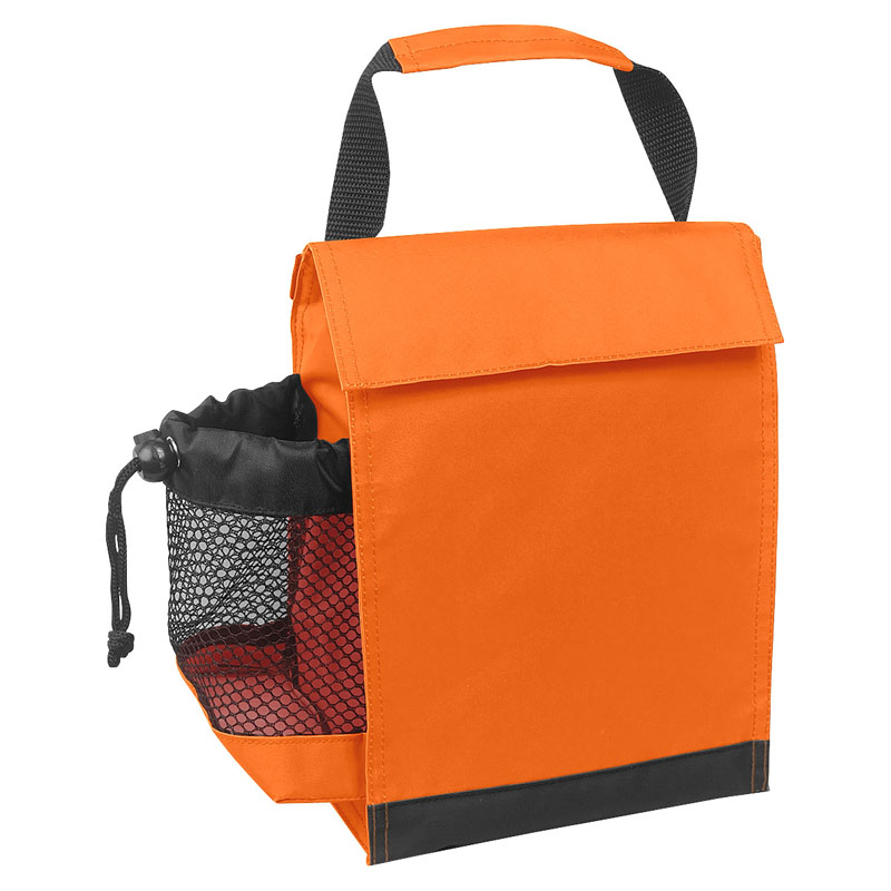 Custom Insulated Lunch Cooler Bag With Bottle Pocket 8
