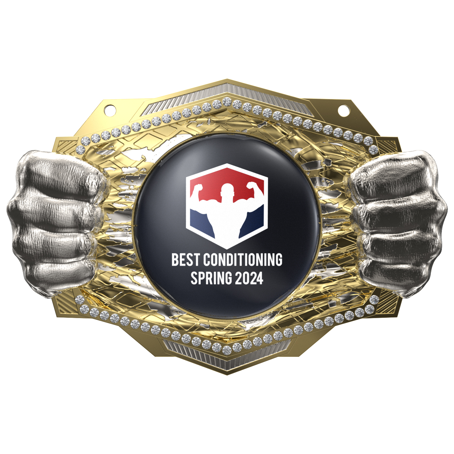 Express Vibraprint® Knock Out Champ Chain w/ Chain 3