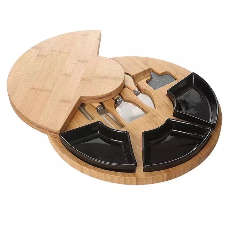 Bamboo Charcuterie Board Set 2