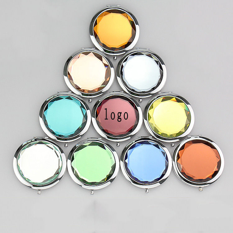 Crystal Folding Makeup Mirror 4