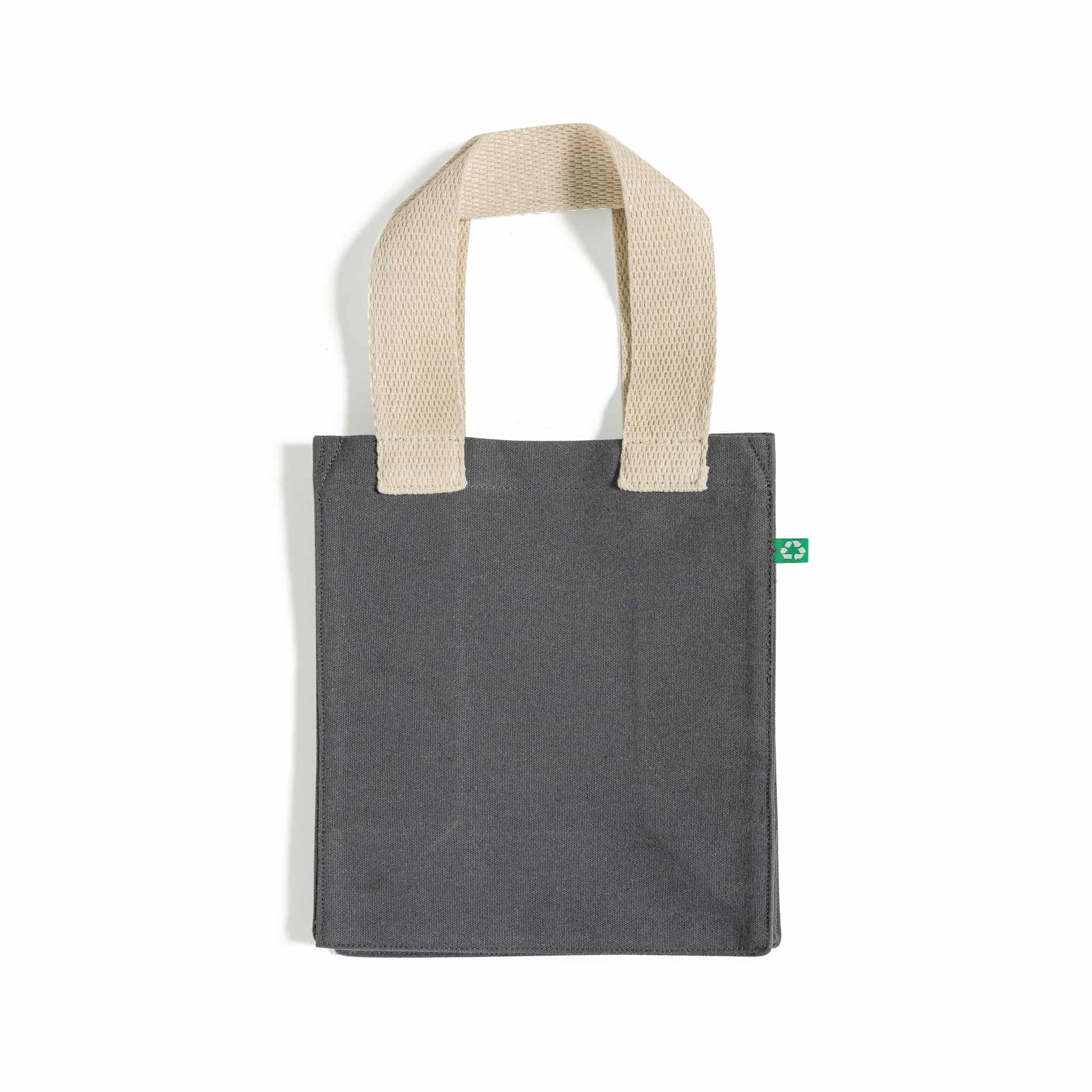 Recycled Canvas Trendy Book Tote Bag 4