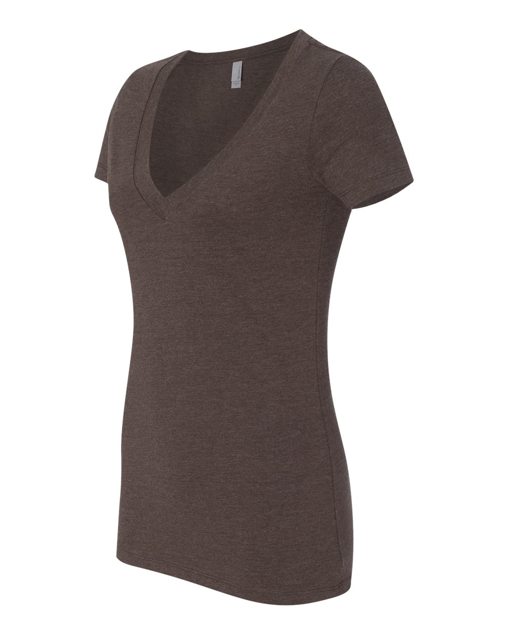 Women's CVC Deep V-Neck Tee - 6640 33