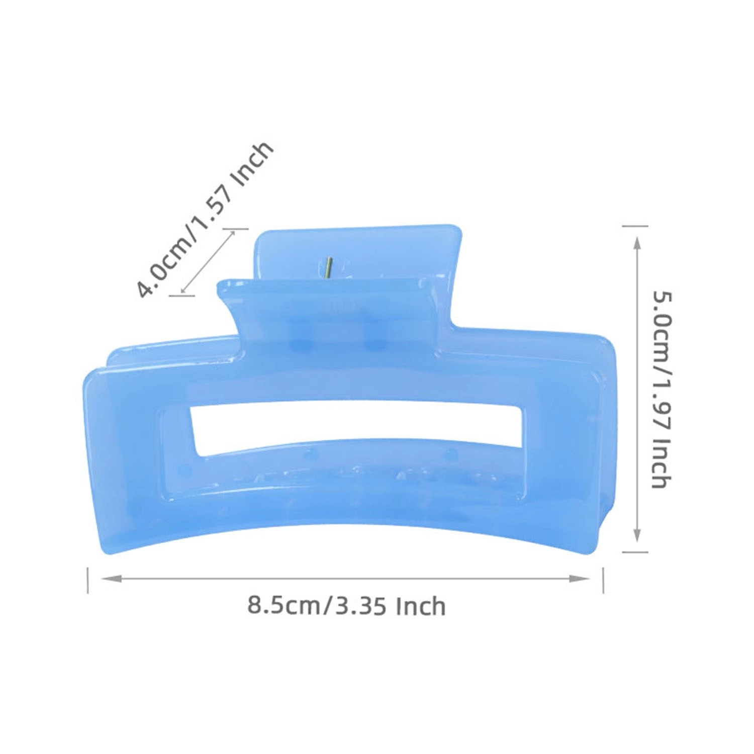 Square Claw Clips 3