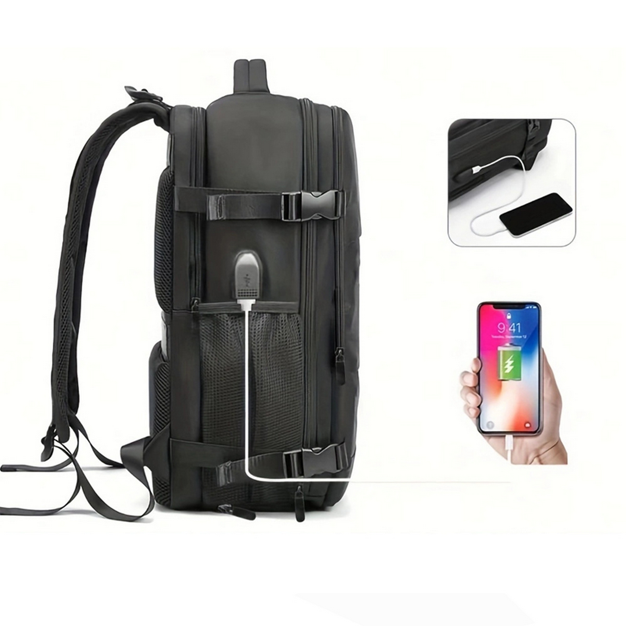 Multi-compartment high-capacity travel backpack 5