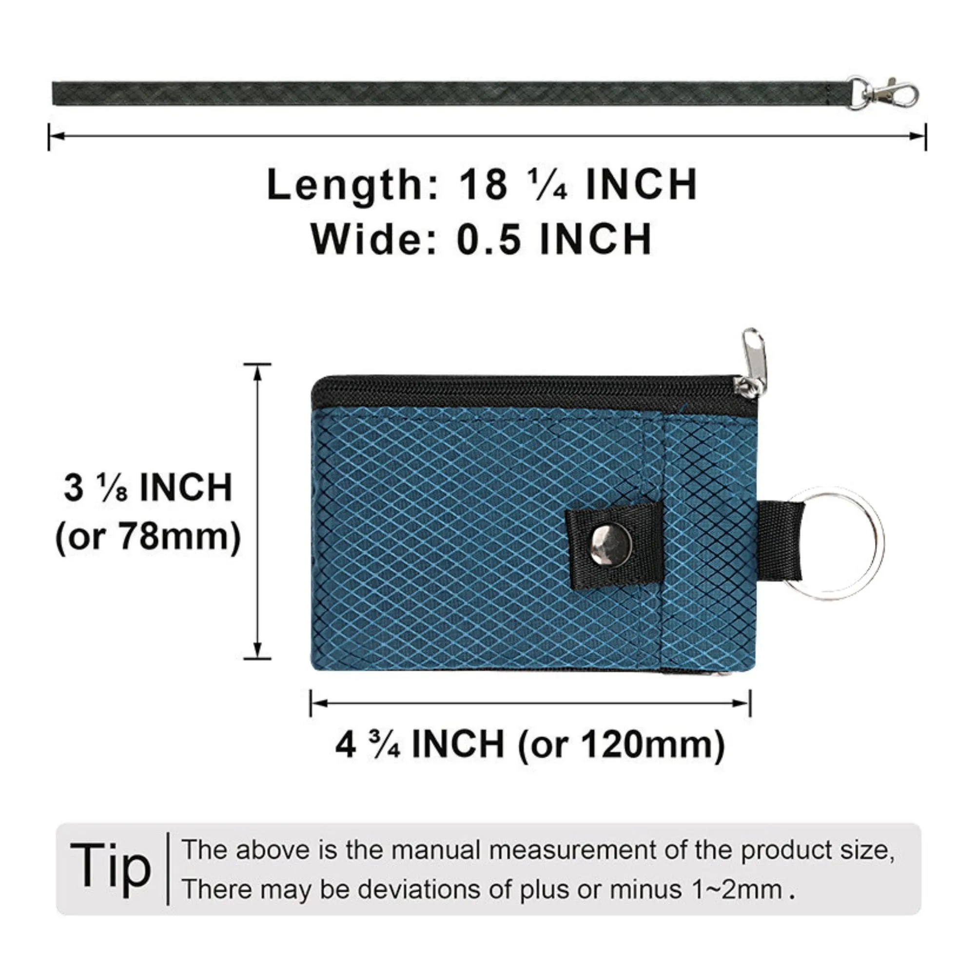 Ultra Thin Neck Hanging Mini RFIF Wallet 5