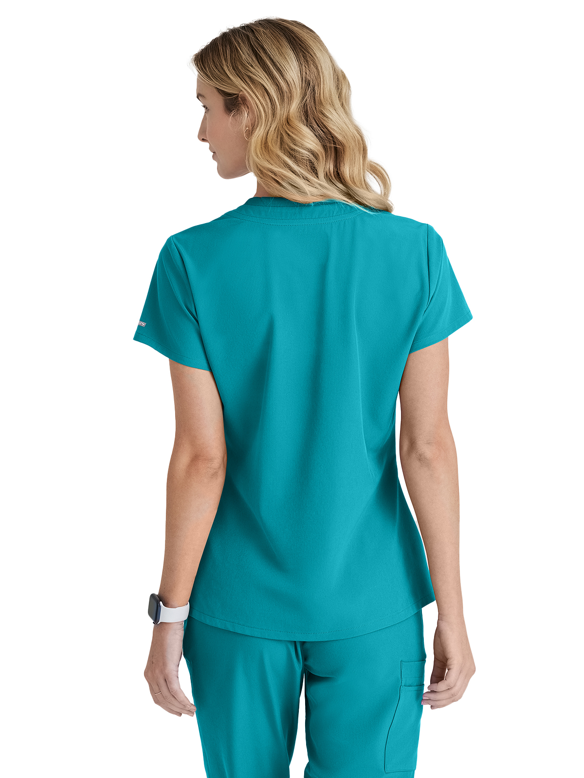 Skechers - Women's One-Pocket V-Neck Dignity Tuck-In Scrub Top 5