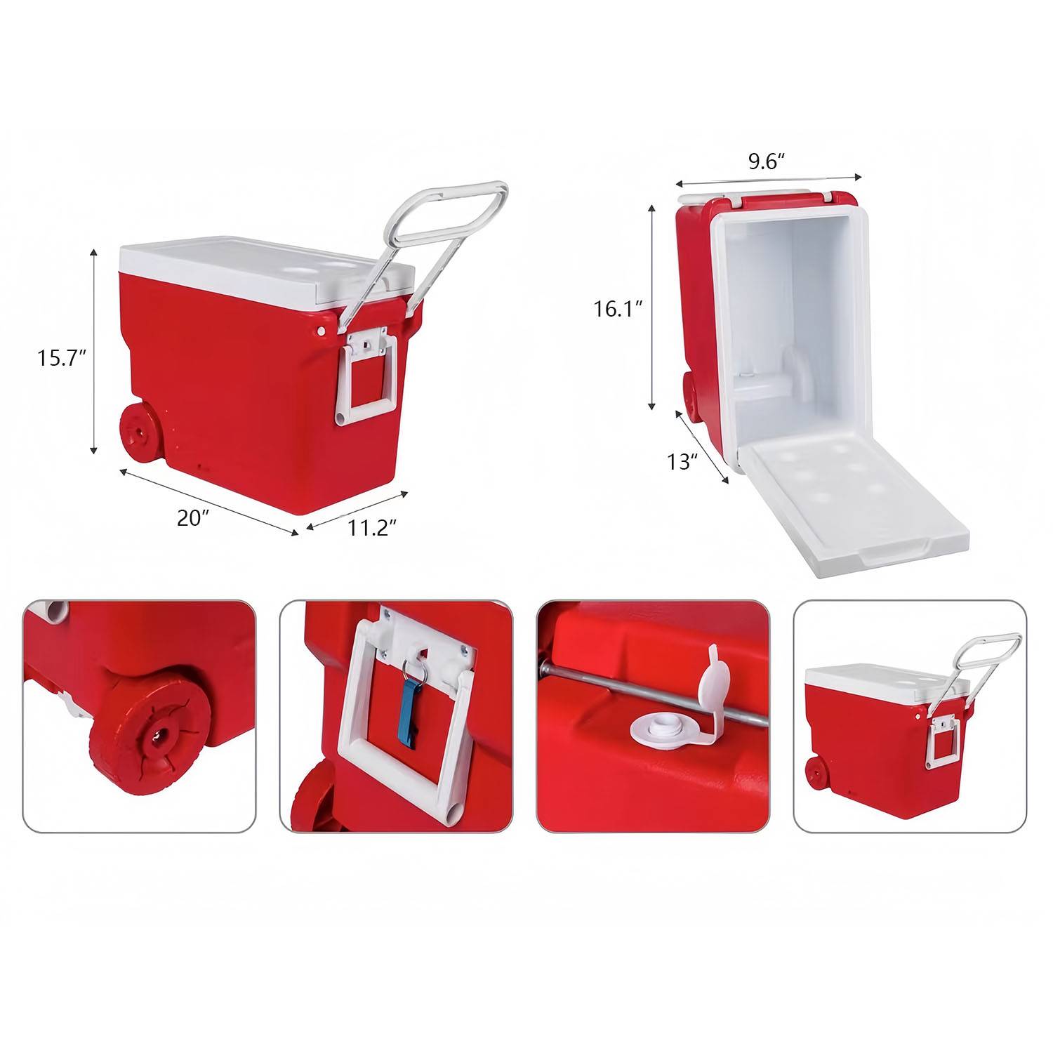 1100oz Outdoor Trolley Box Cooler 3