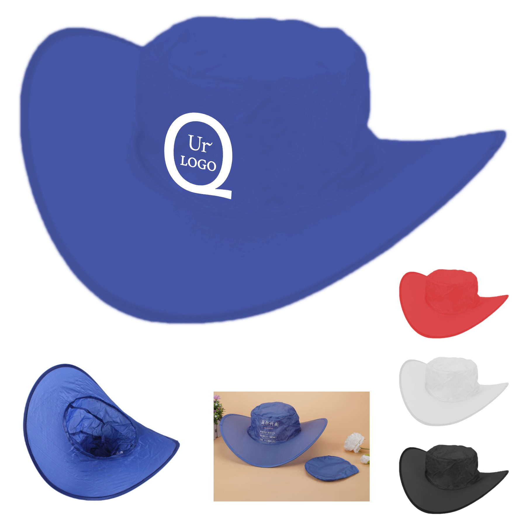 Foldable Cowboy Hat