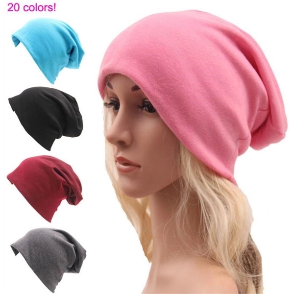 Winter Casual Beanie Hat Warm Slouchy Baggy Cap Hi-Hop 2