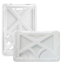 2.66" W x 3.75" H - Vertical Rigid Card Holder (Blank) 5