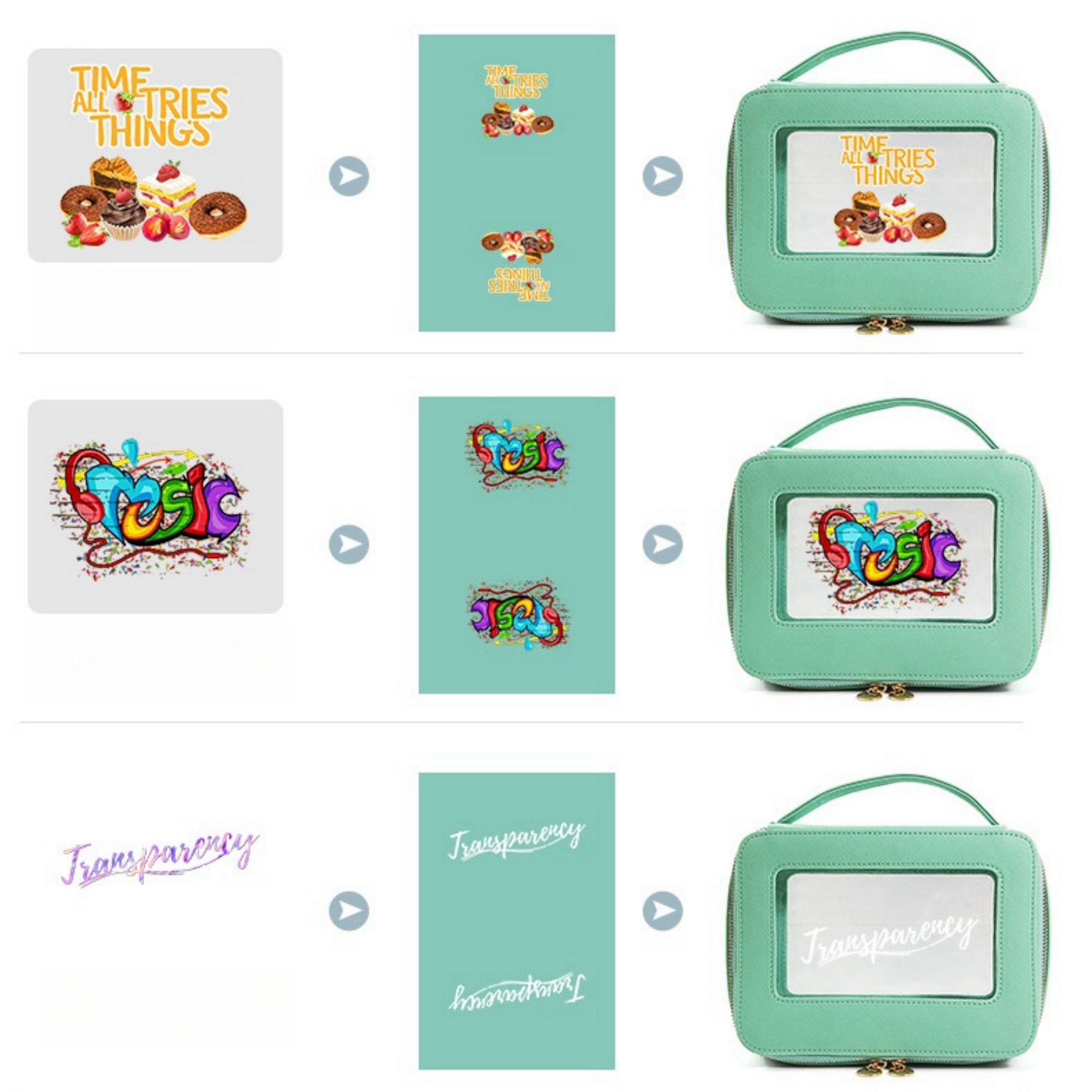 Transparent Toiletry Bag With Zipper 4