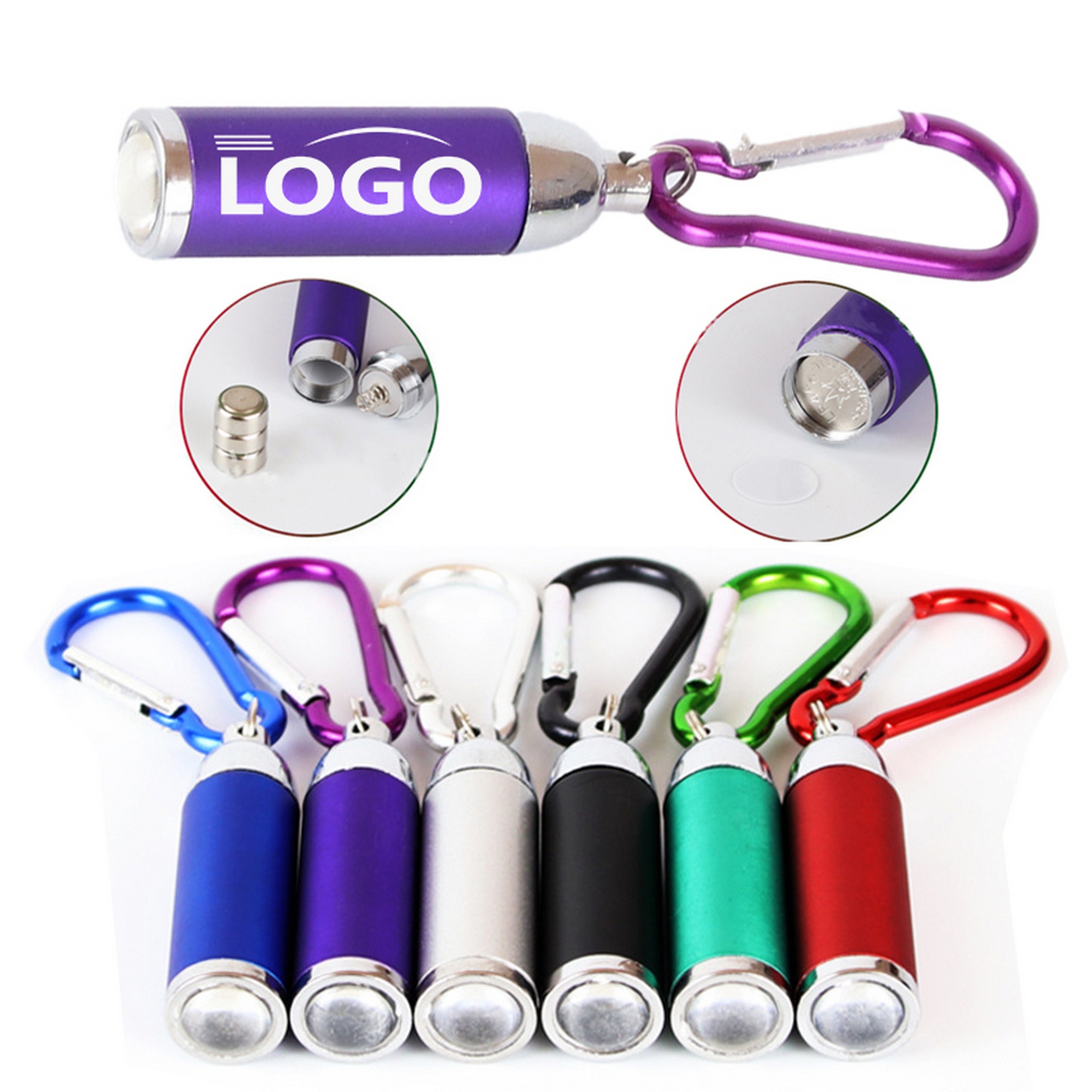 Led Mini Gift Keychain Telescopic Flashlight 1