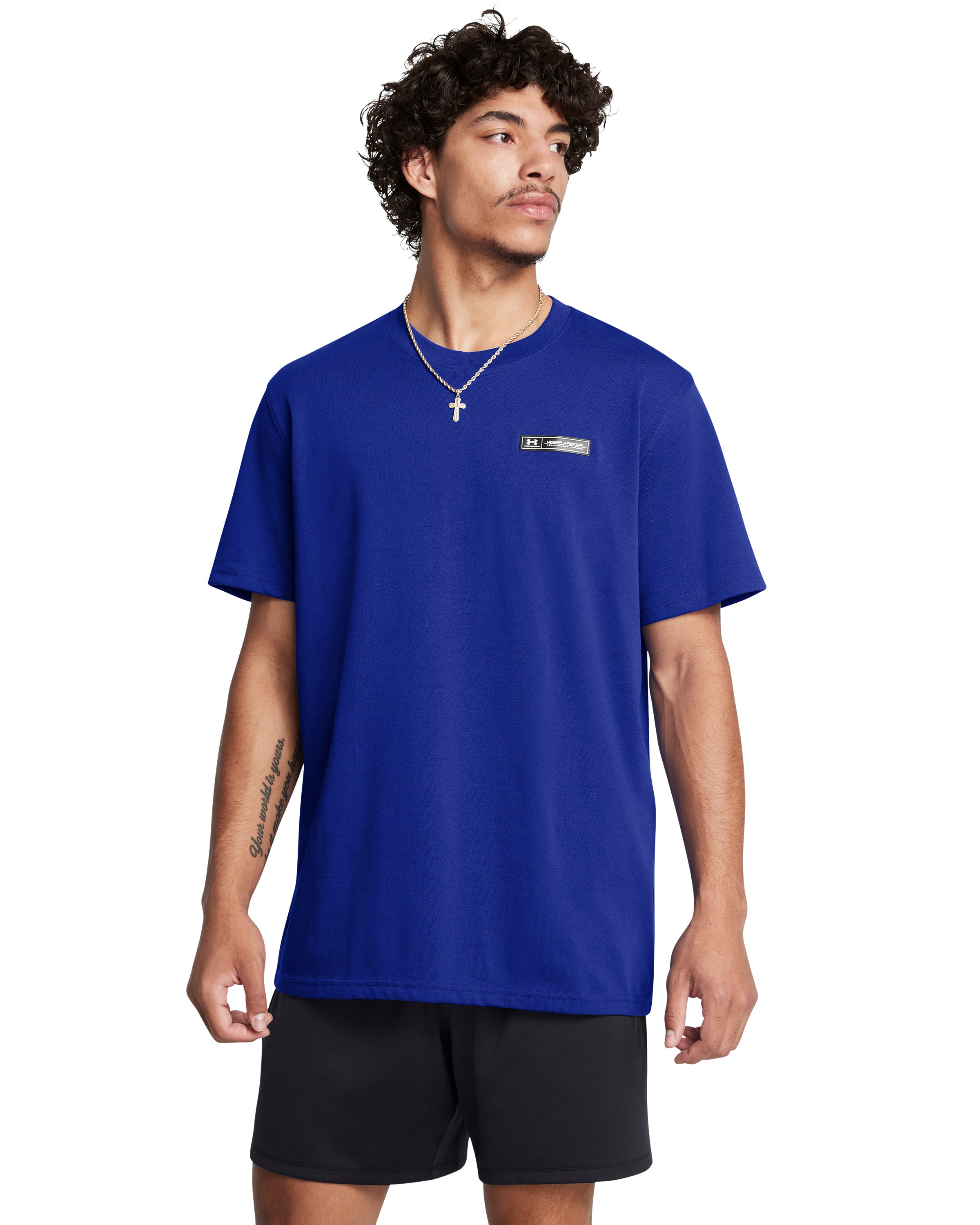 UA Heavyweight Armour Label Men's Short Sleeve 1