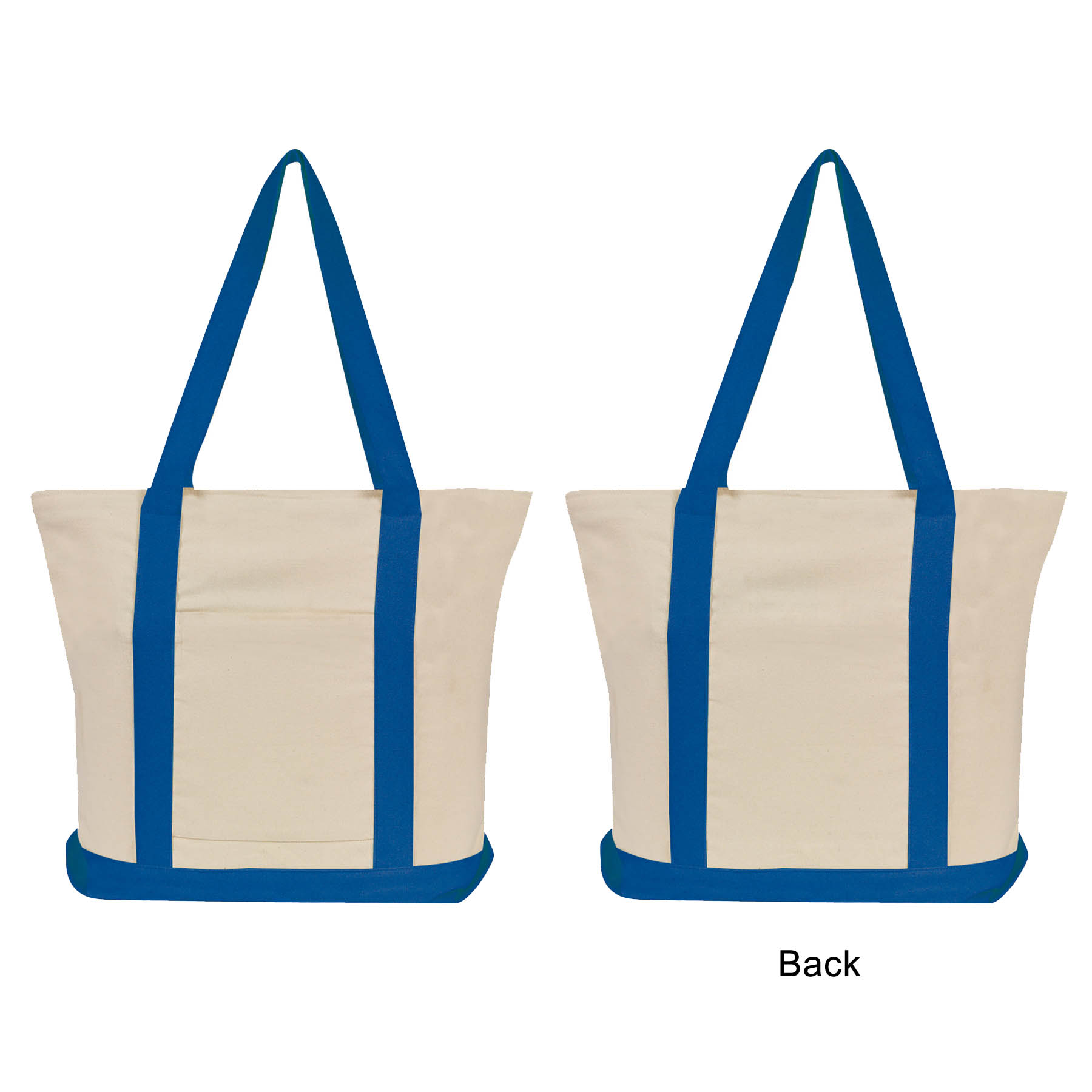 12 oz. Heavy Duty Cotton Canvas Boat Tote Bag 12