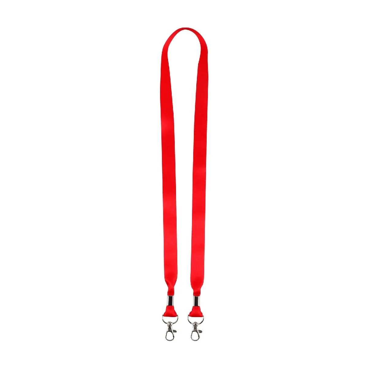 3/4" ADULT SIZE FULL COLOR FACE MASK LANYARD/ DOUBLE LOBSTER 2