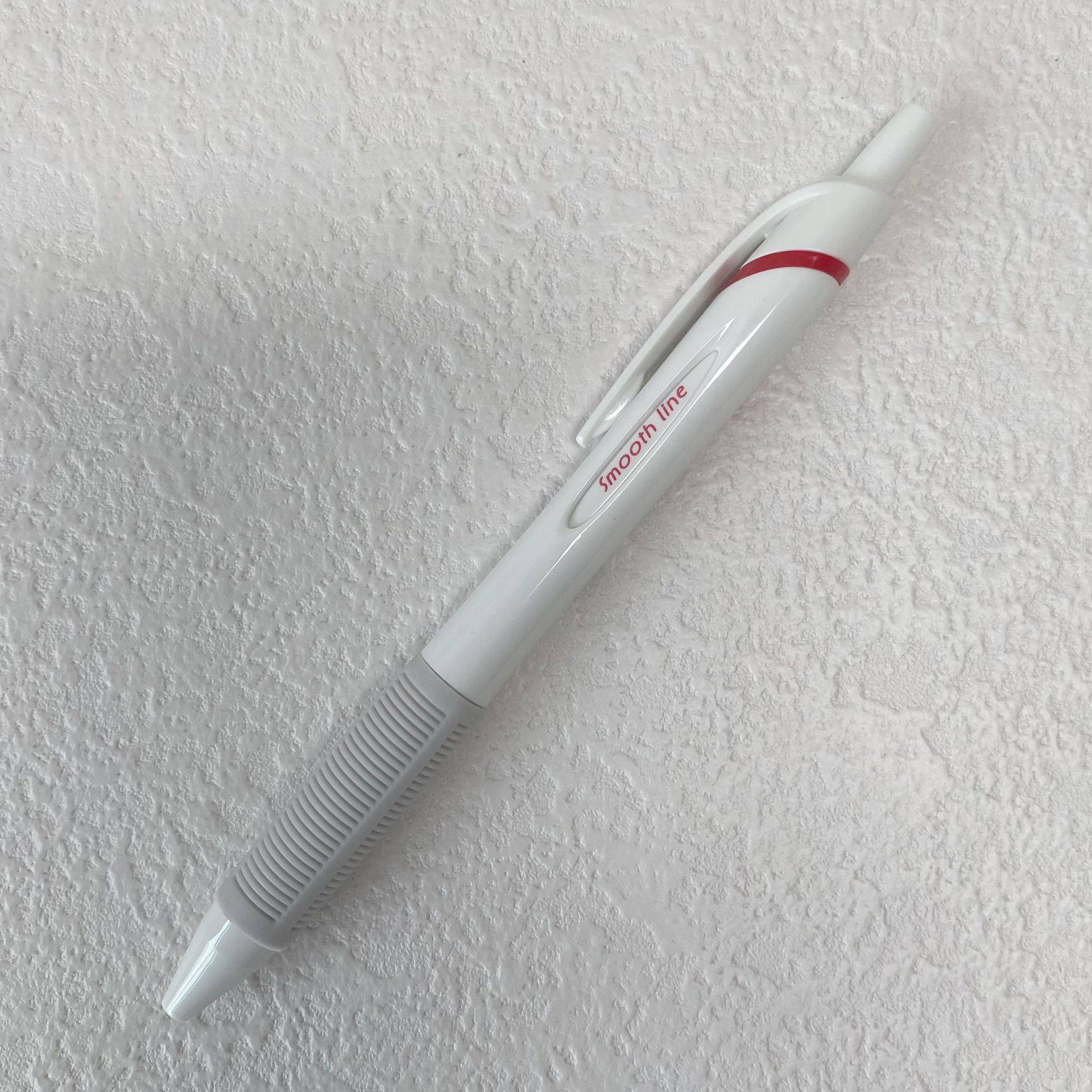 Quick drying soft grip rubber air cushion press neutral pen 3