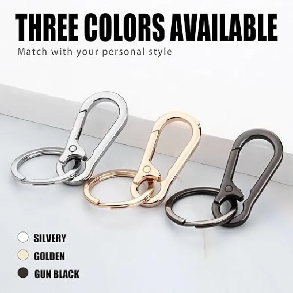 Metal Keychain Ring Clip 4