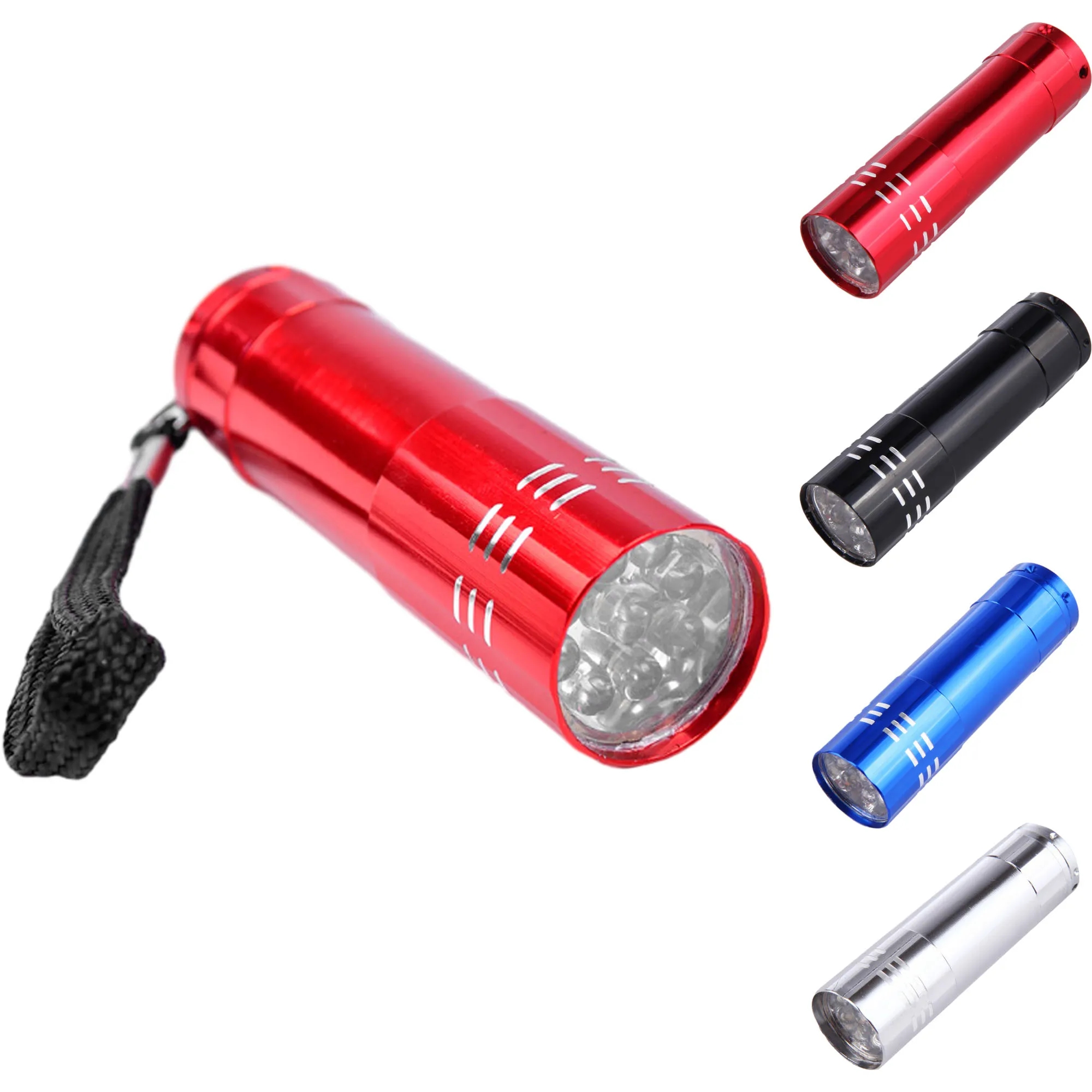 9 Led Aluminum Alloy Outdoor Travel Flashlight 3