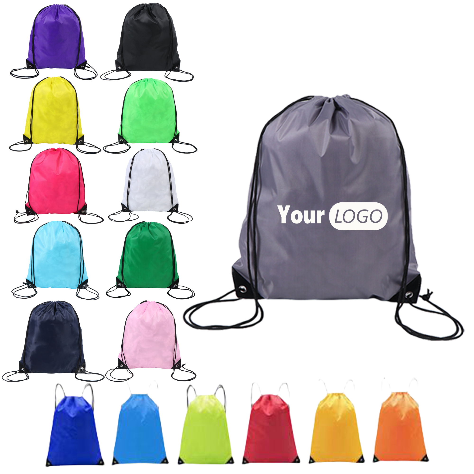 Polyester Drawstring Backpack 2
