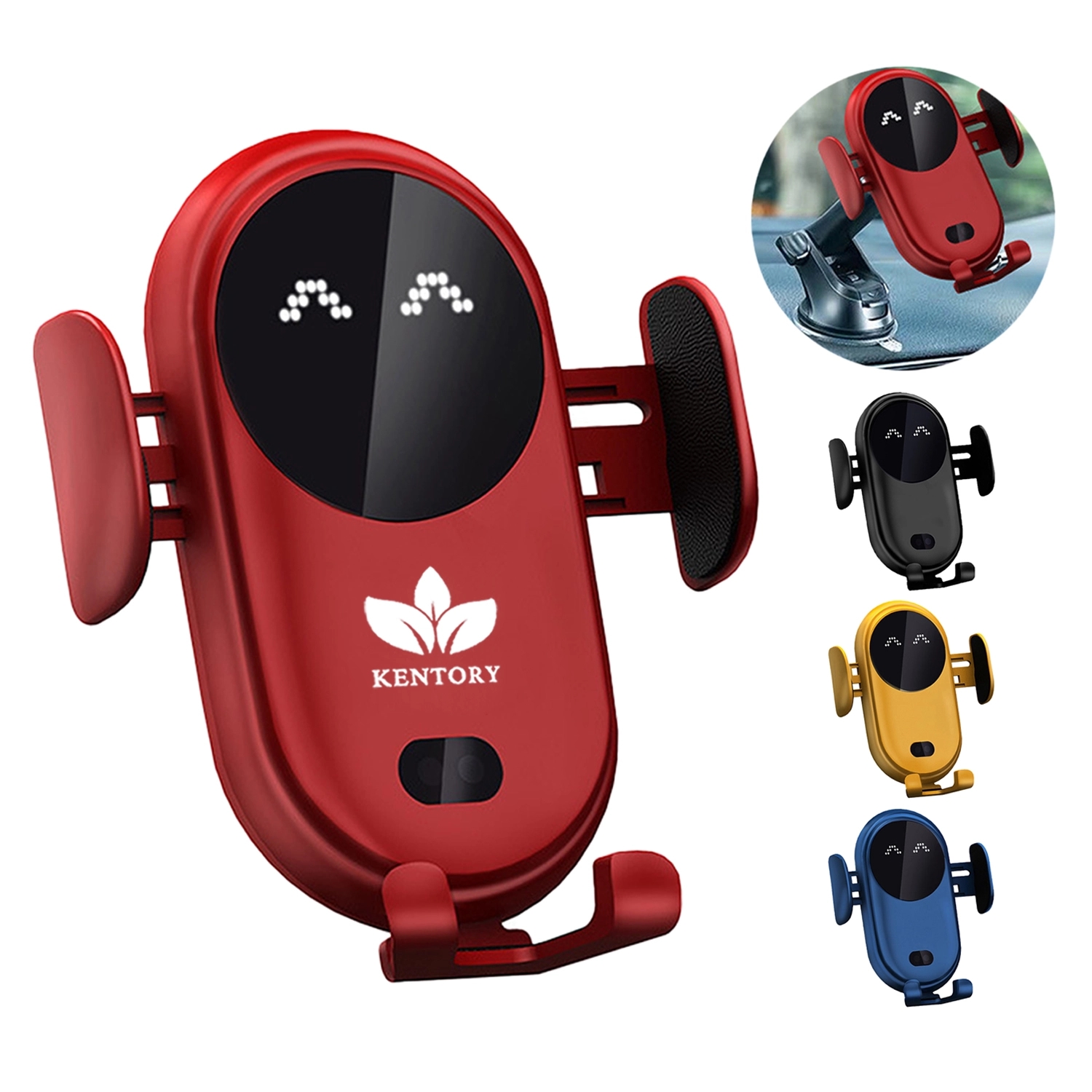 2 In 1 Dual Wireless Charging Stand Phone Holder 2
