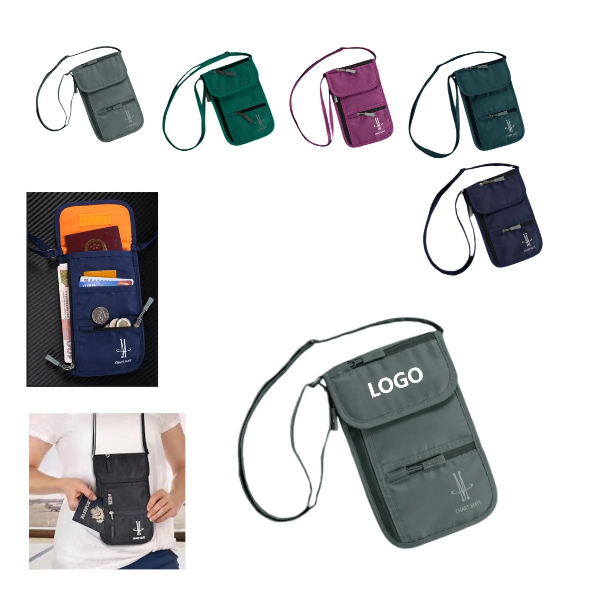 Customized ID Passport Travel Card Holder 3