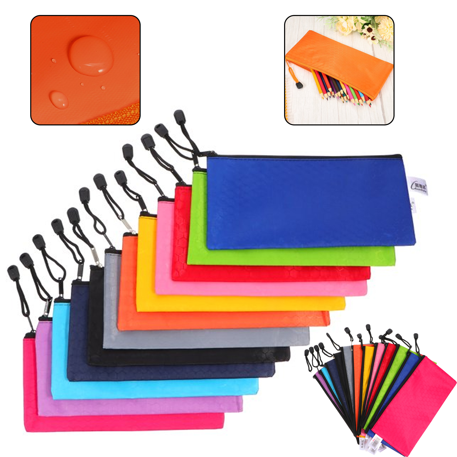 A6 File Bags Storage Zipper Pouch 2