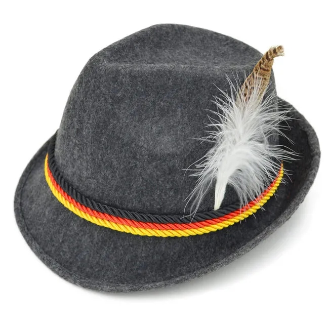 Vintage Jazz Felt Oktoberfest Hat 2