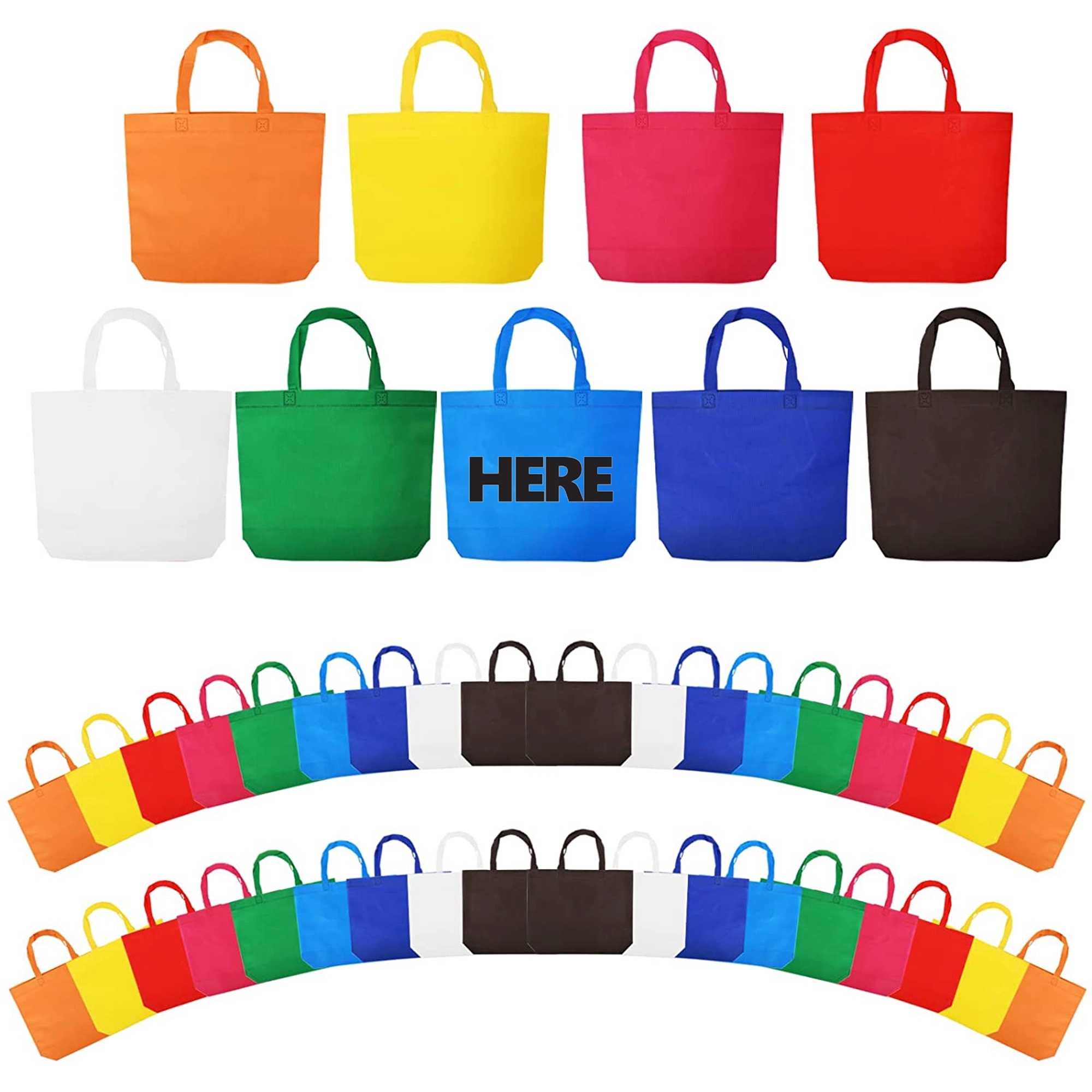 Non Woven Grocery Tote Bag MOQ100