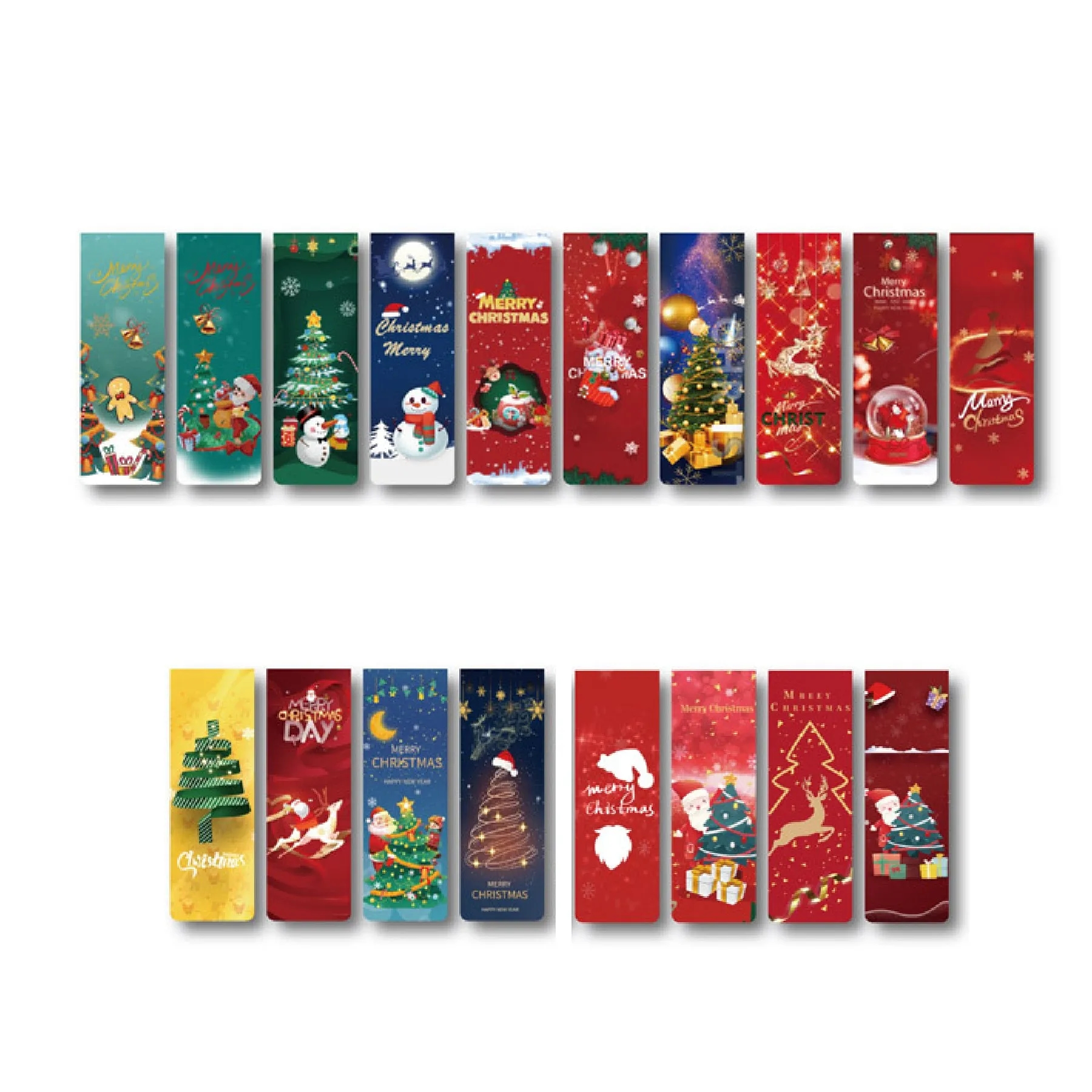 Christmas Magnetic Bookmark 1