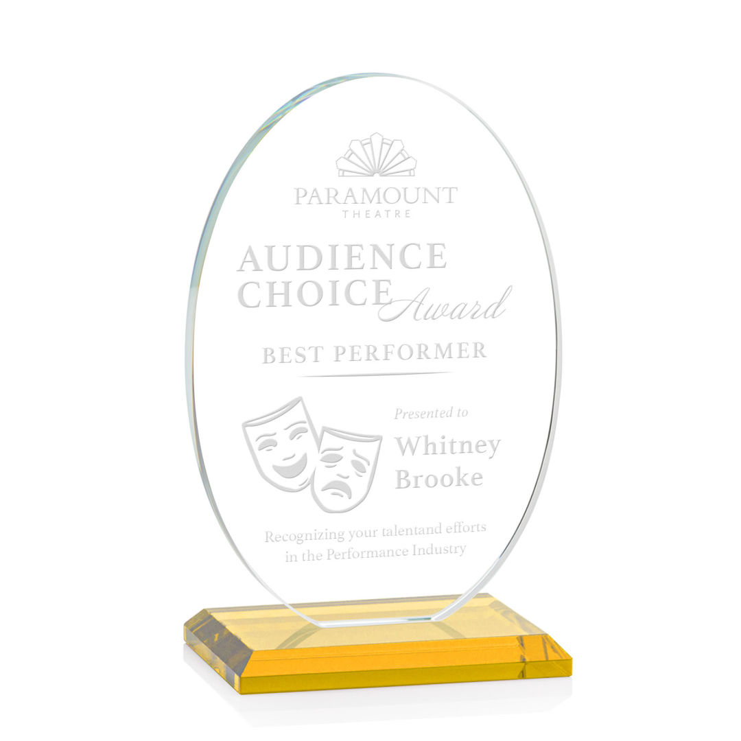 Austin Award (Vert) - Amber 7