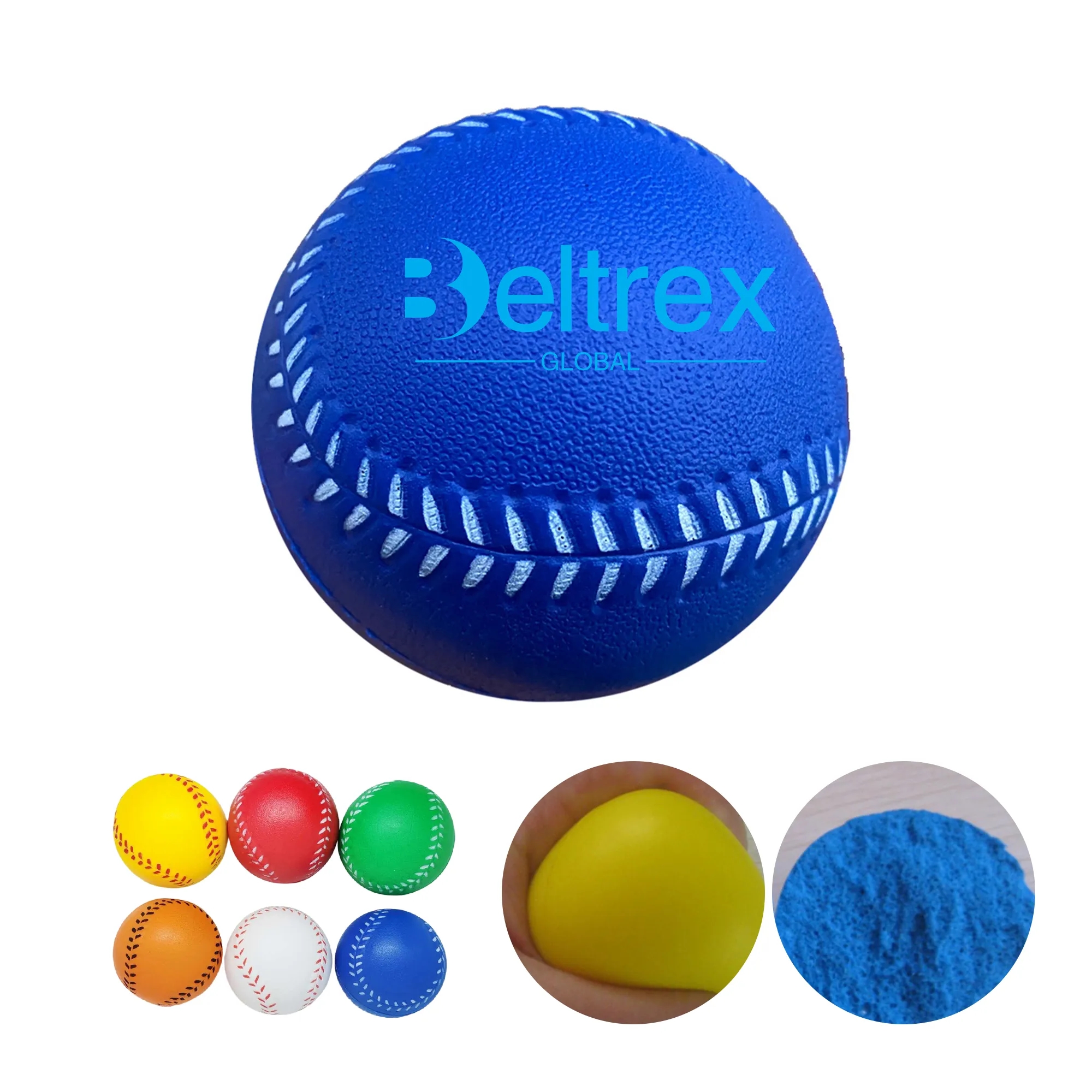 MOQ 50 PU Foam Baseball Stress Ball 13