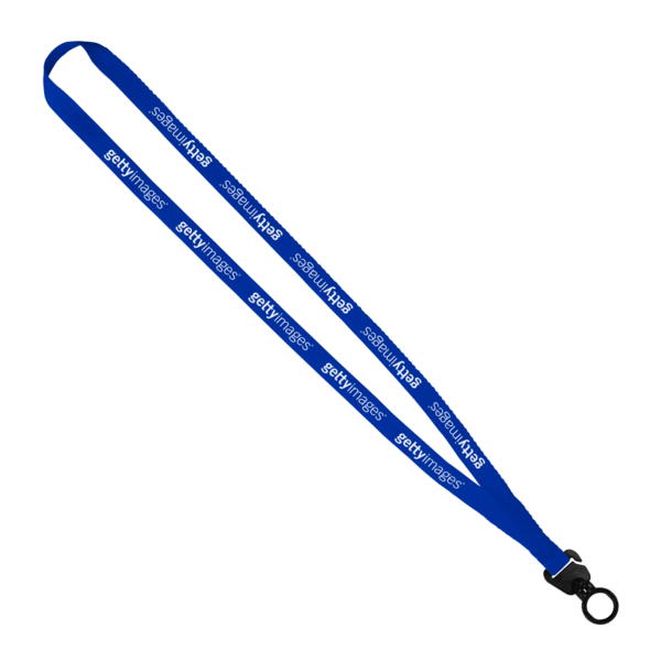 Evolution12 - 1/2" Polyester Welded Lanyard with Trapezoid and Plastic O-Ring 18