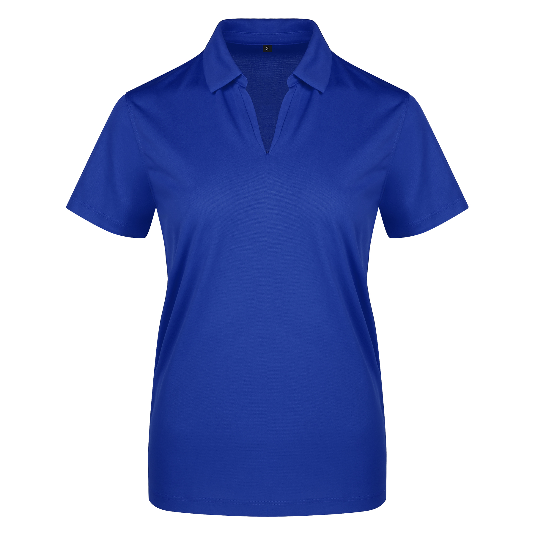 Ladies Micro Pique Ribbed Collar Polo Shirt 6