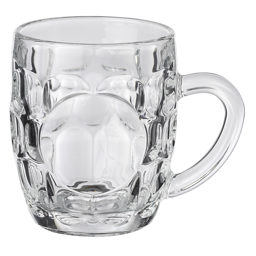 10 oz. ARC Britannia Glass Beer Mugs 9