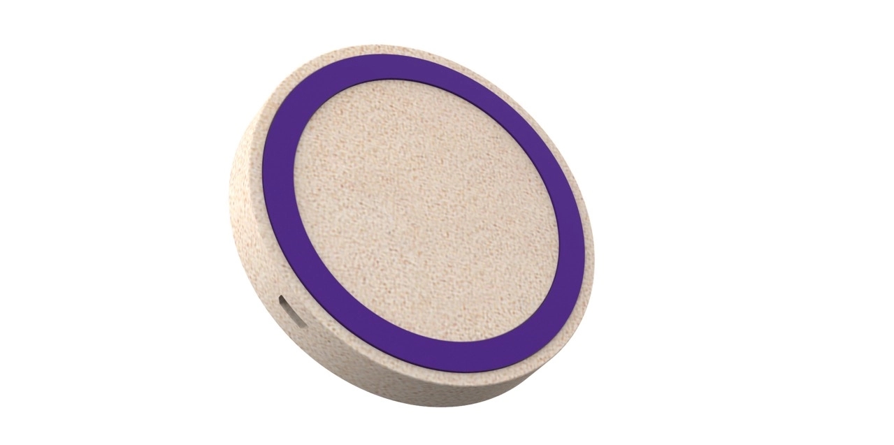 10W Wheat Straw Wireless Charging Pad Eco Friend 9