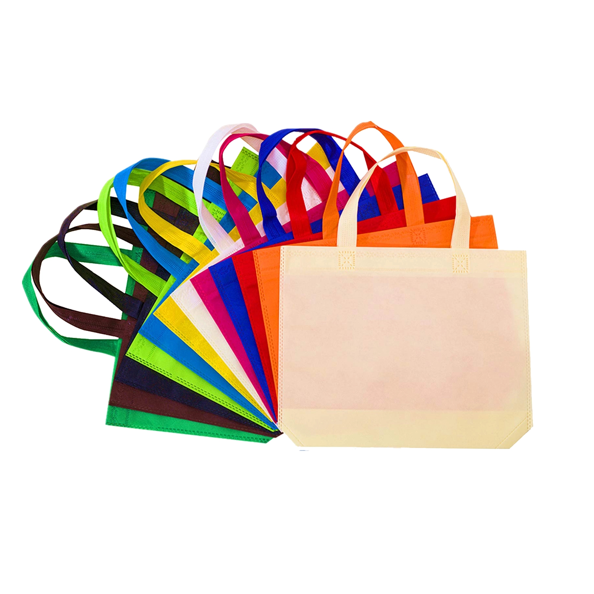 Budget Non-Woven Reusable Shopping Totes MOQ 50PCS 2