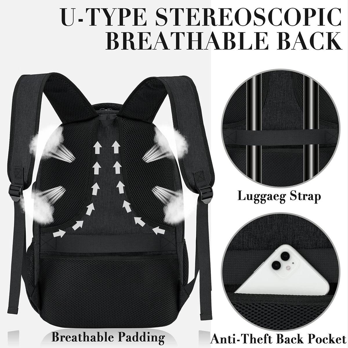 Travel Laptop Backpack With Usb Charging Port 2