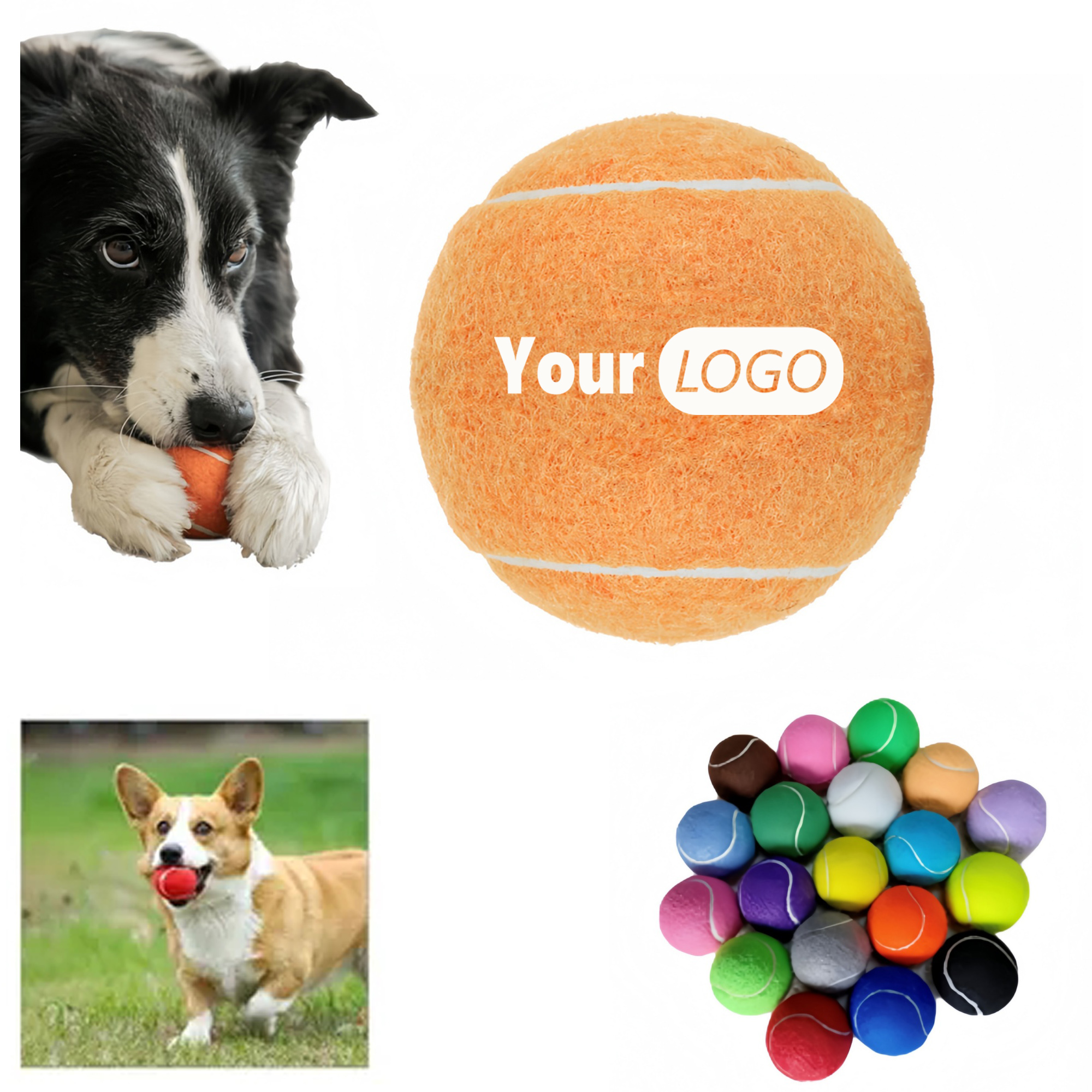 Dog Fetch Plaything Tennis Ball MOQ 100 2