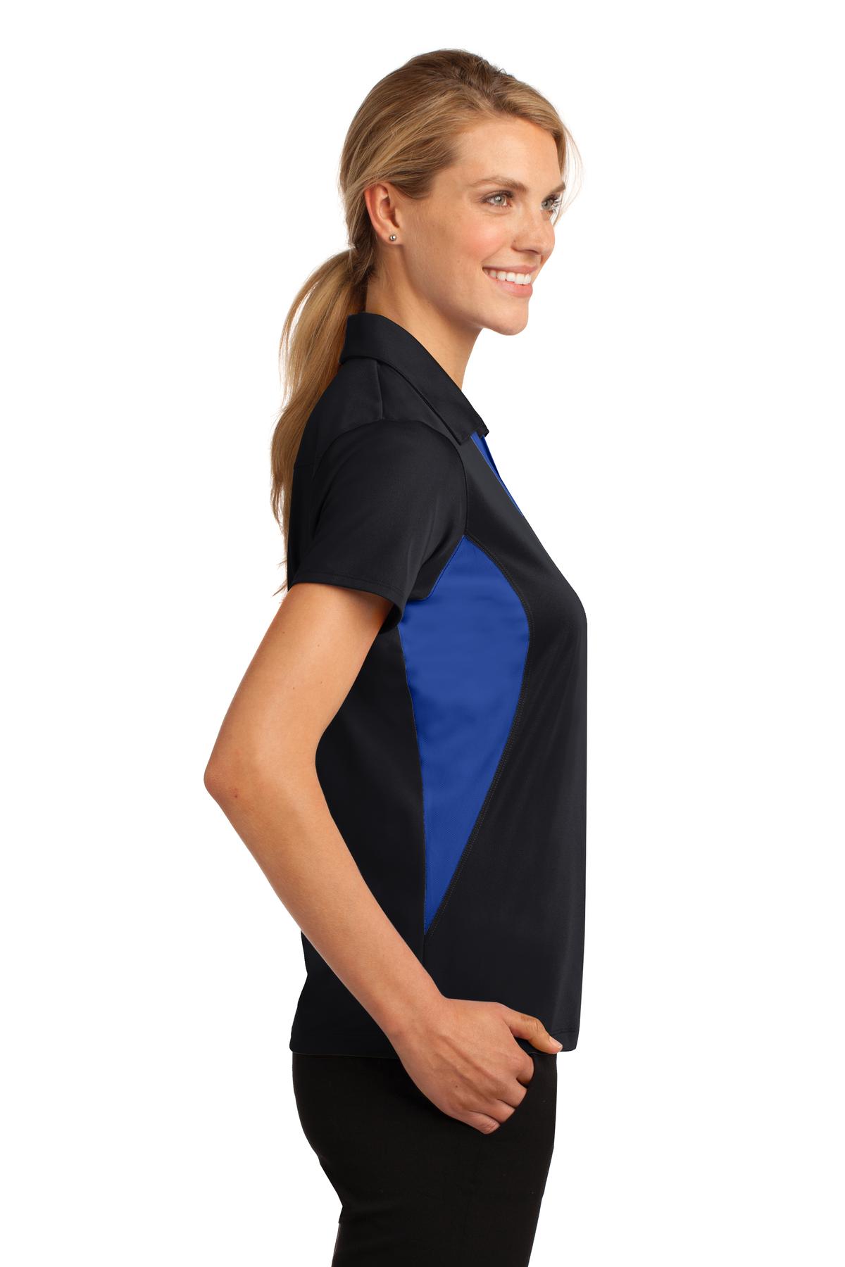 Sport-Tek® Women's Side Blocked Micropique Sport-Wick Polo 19