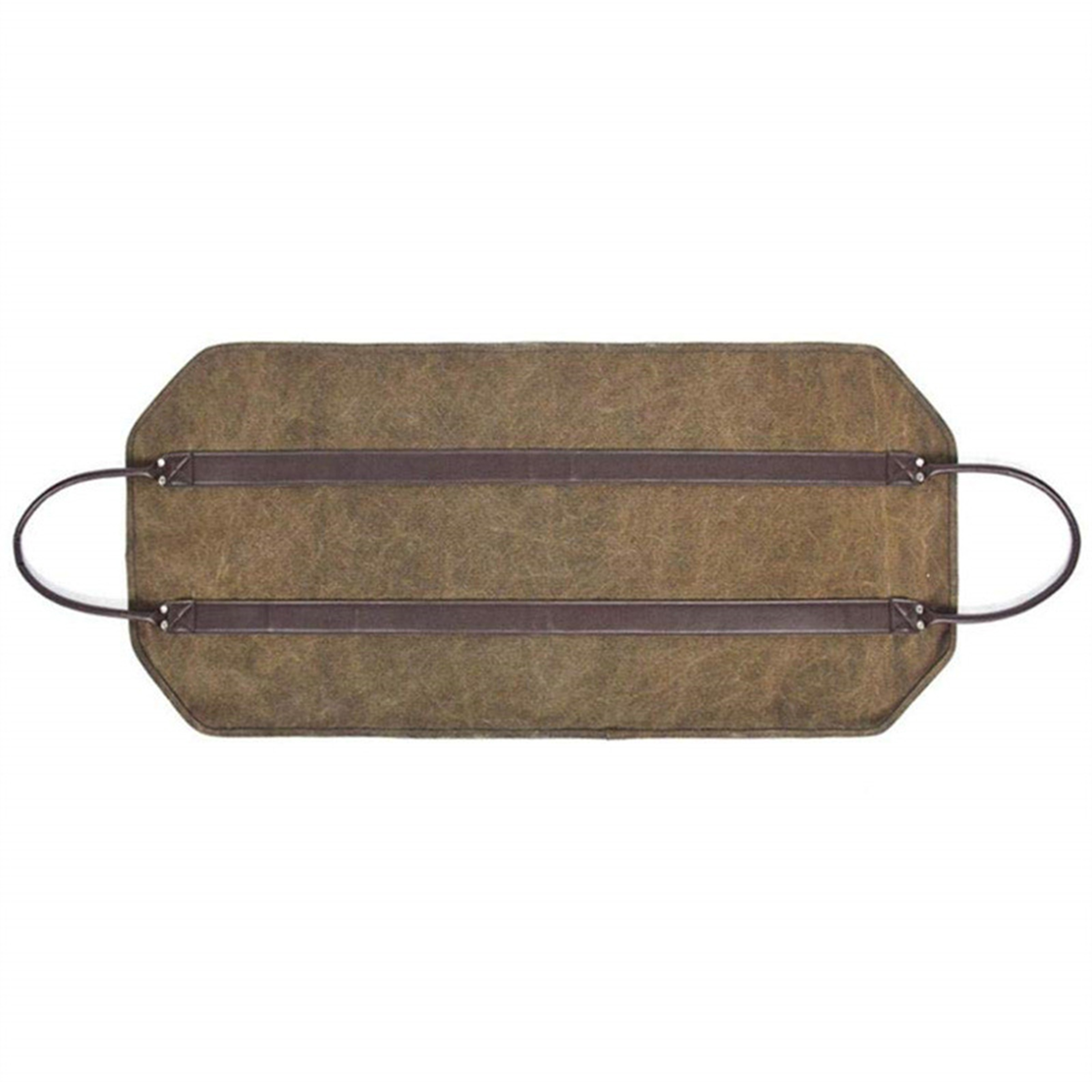 Canvas Heavy-Duty Waxed Canvas Log Tote For Indoor And Outdoor Use 4