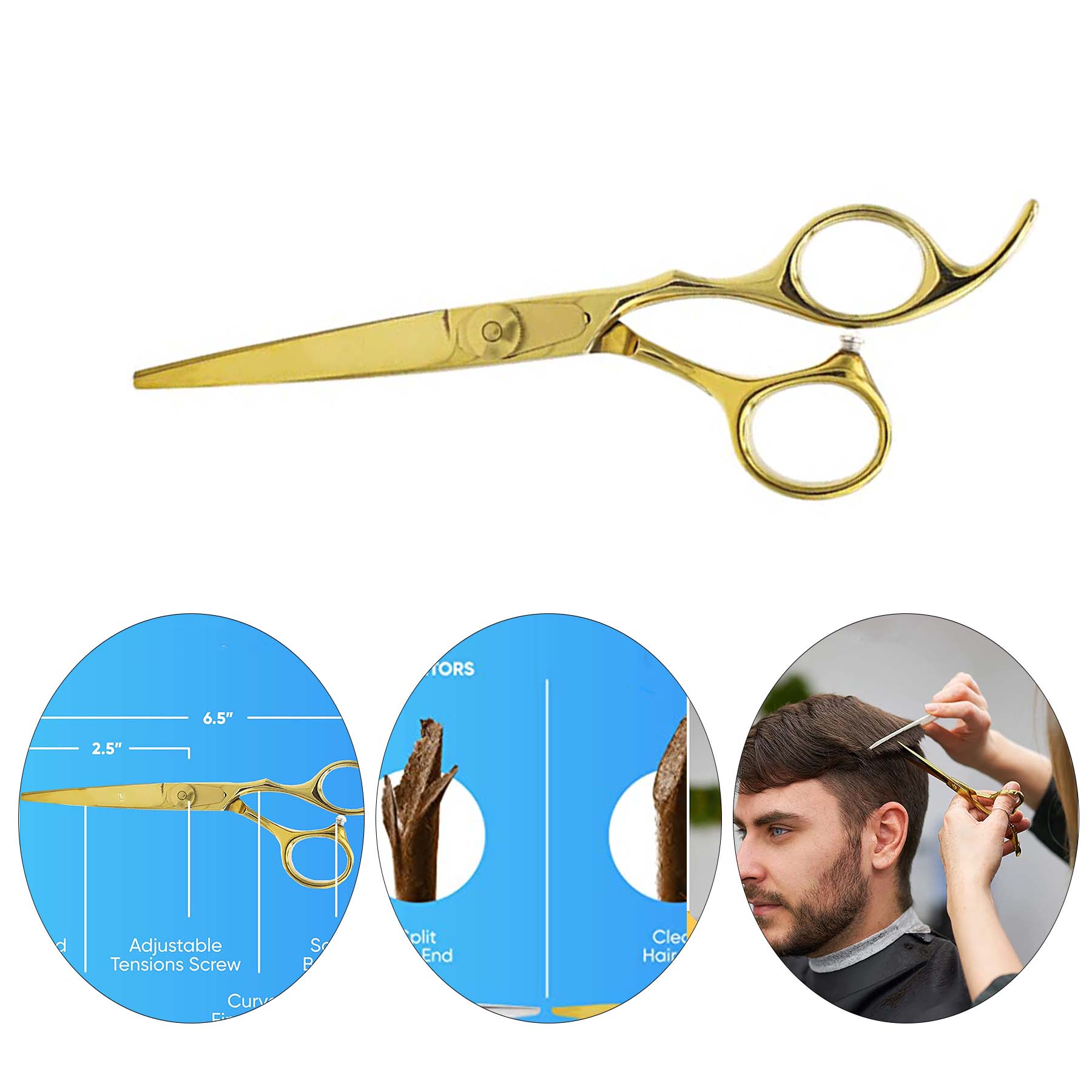 6.5 Overall Length Barber Hair Cutting Scissor