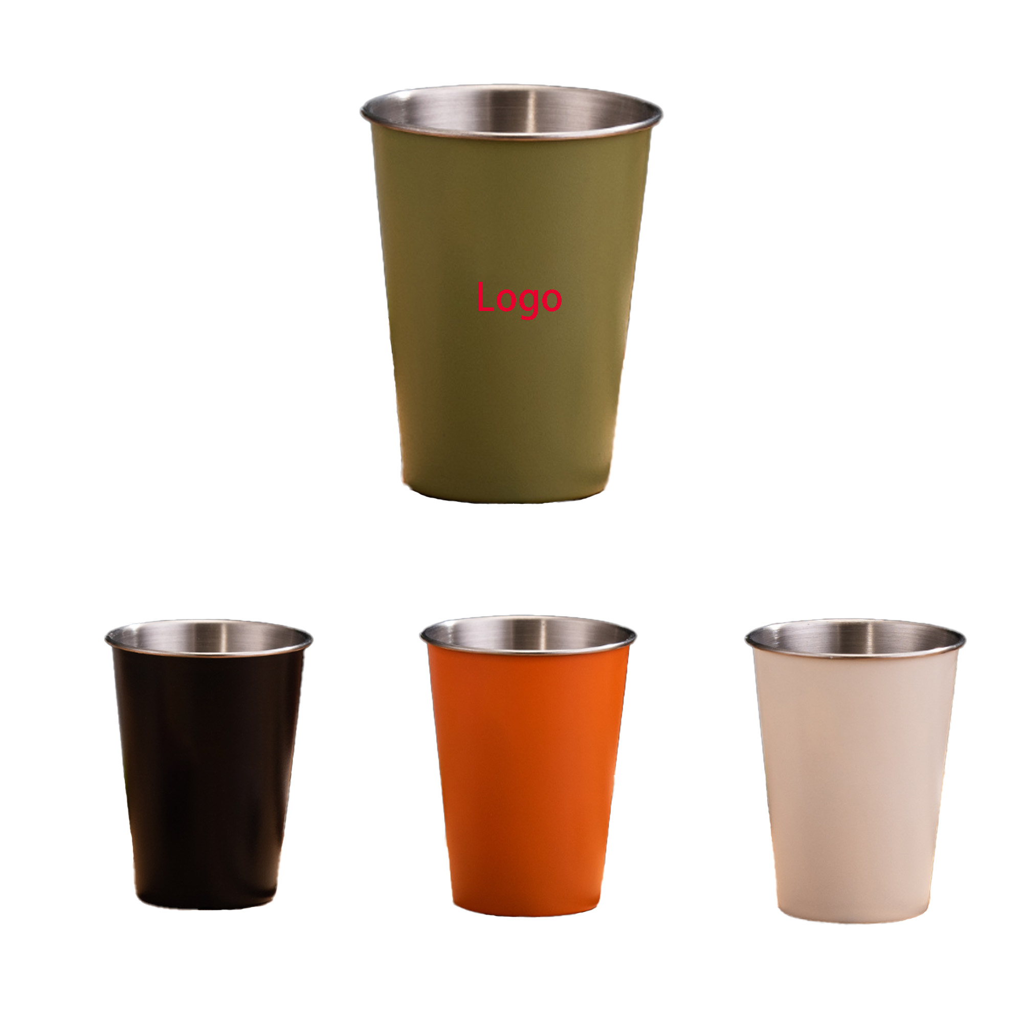 Straight Stainless Steel Cup 2