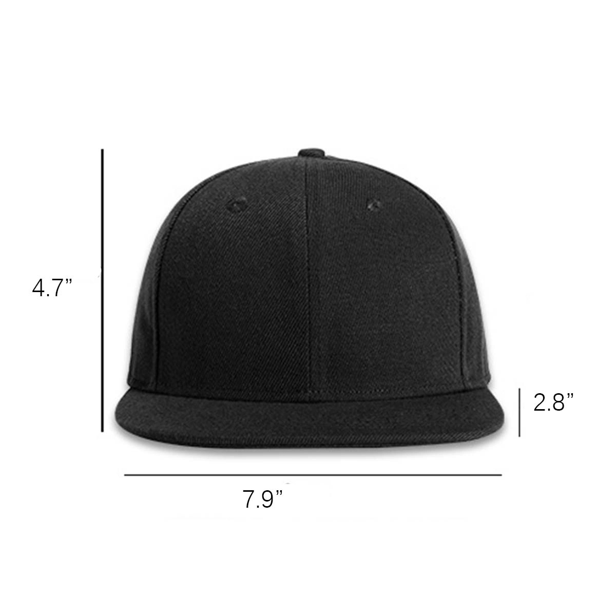 Adjustable Unisex Panel Flat Baseball Cap 2